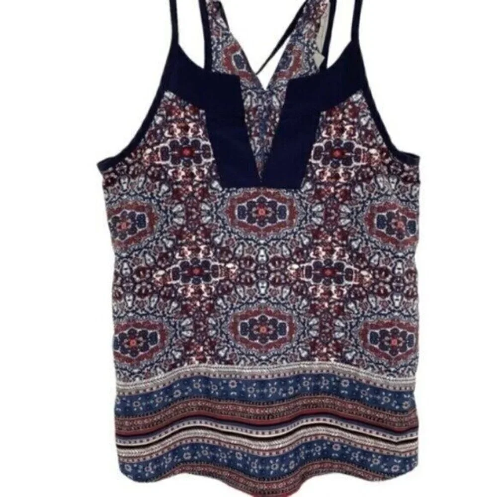 Athleta Medallion Dunes Boho Tassel Halter Tank Top - Picture 5 of 13